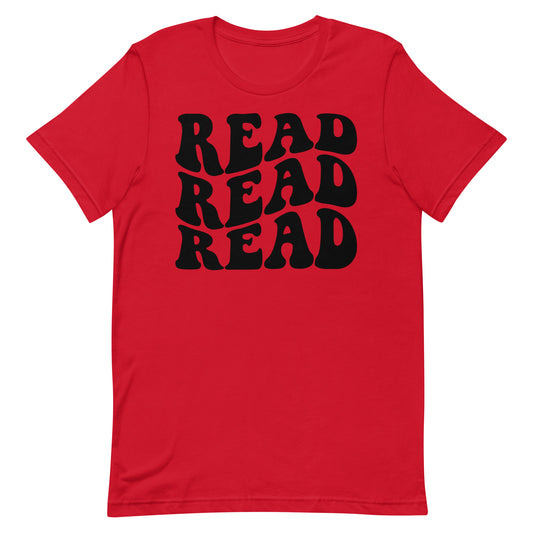 Read, Read, Read women's t-shirt